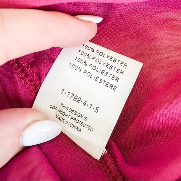Goldie London Tula Sheer Maxi Dress in Purple Small NWT - Picture 8 of 9